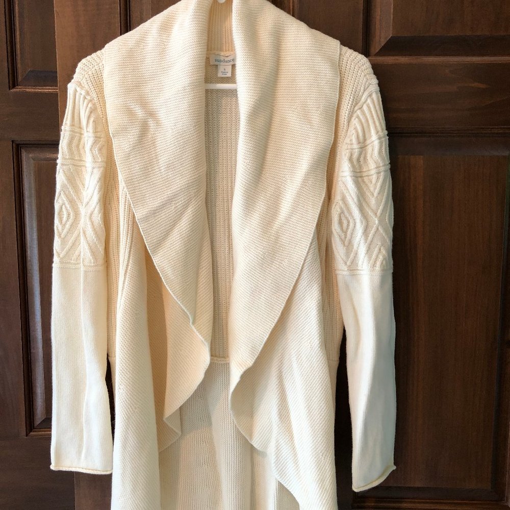 Oversized cream sweater by Sundance size S